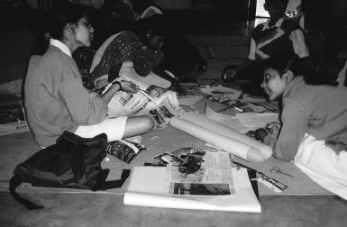 Ausstellung in der Herrschinger Grund- und Hauptschule