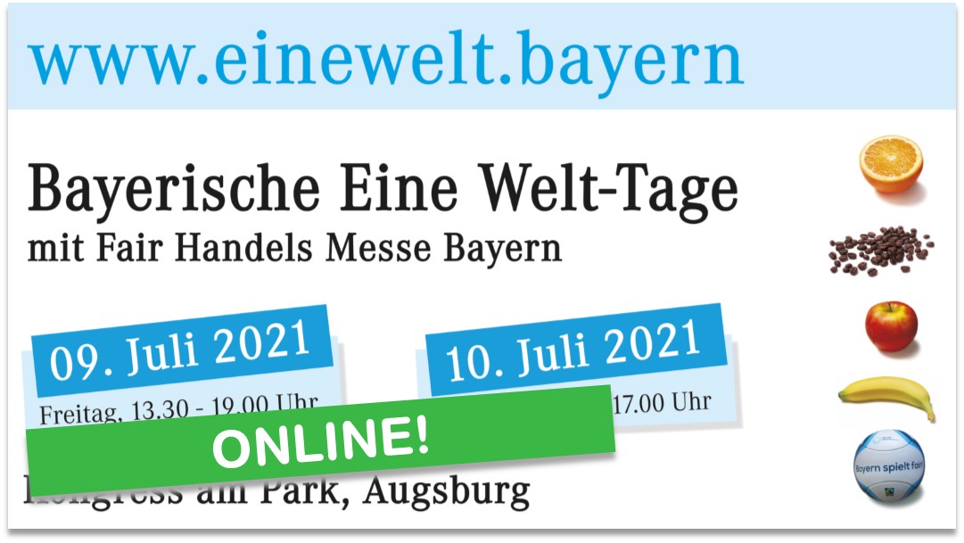 Banner Bayerische Eine Welt-Tage 2021