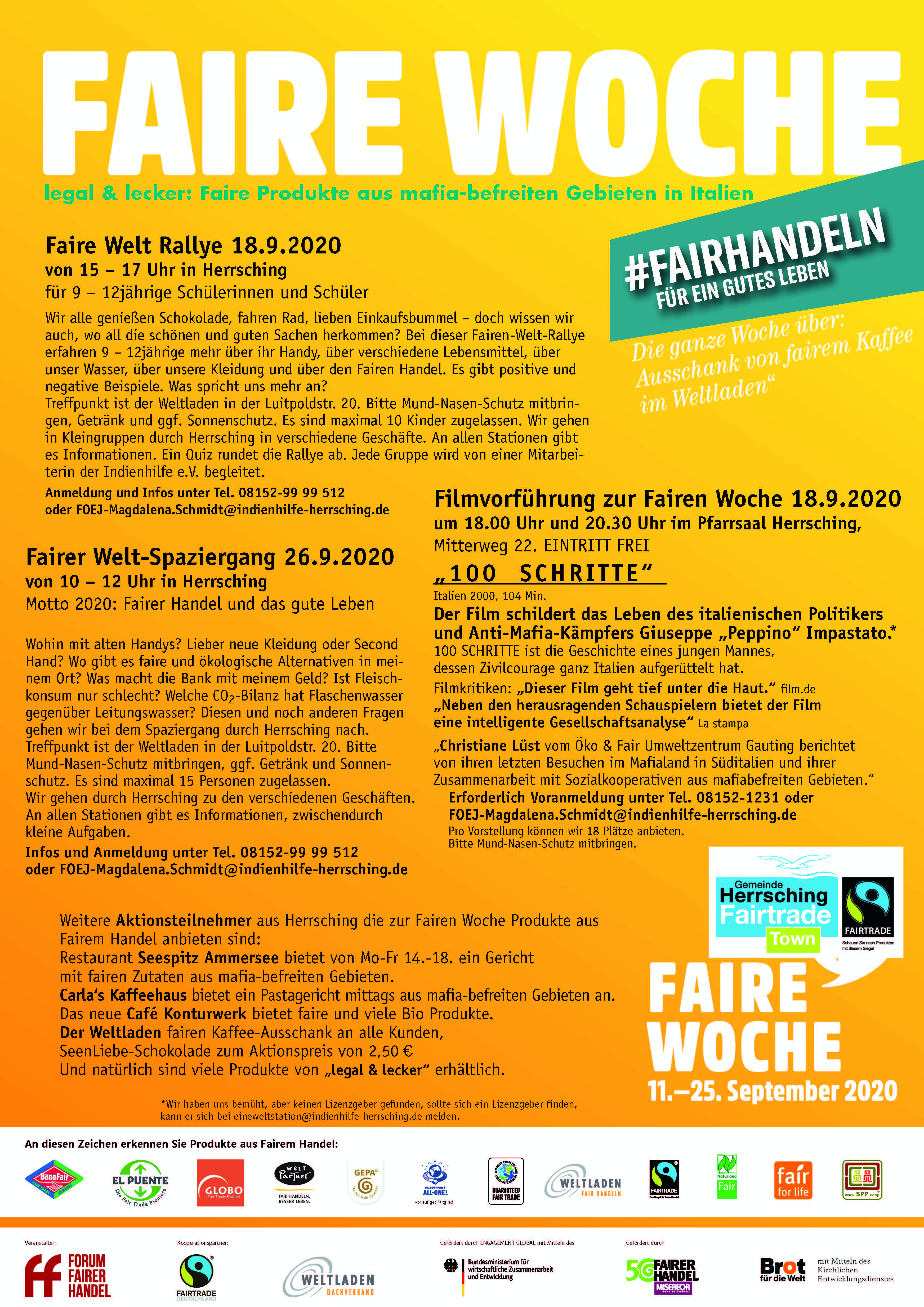 Flyer Faire Woche 2020