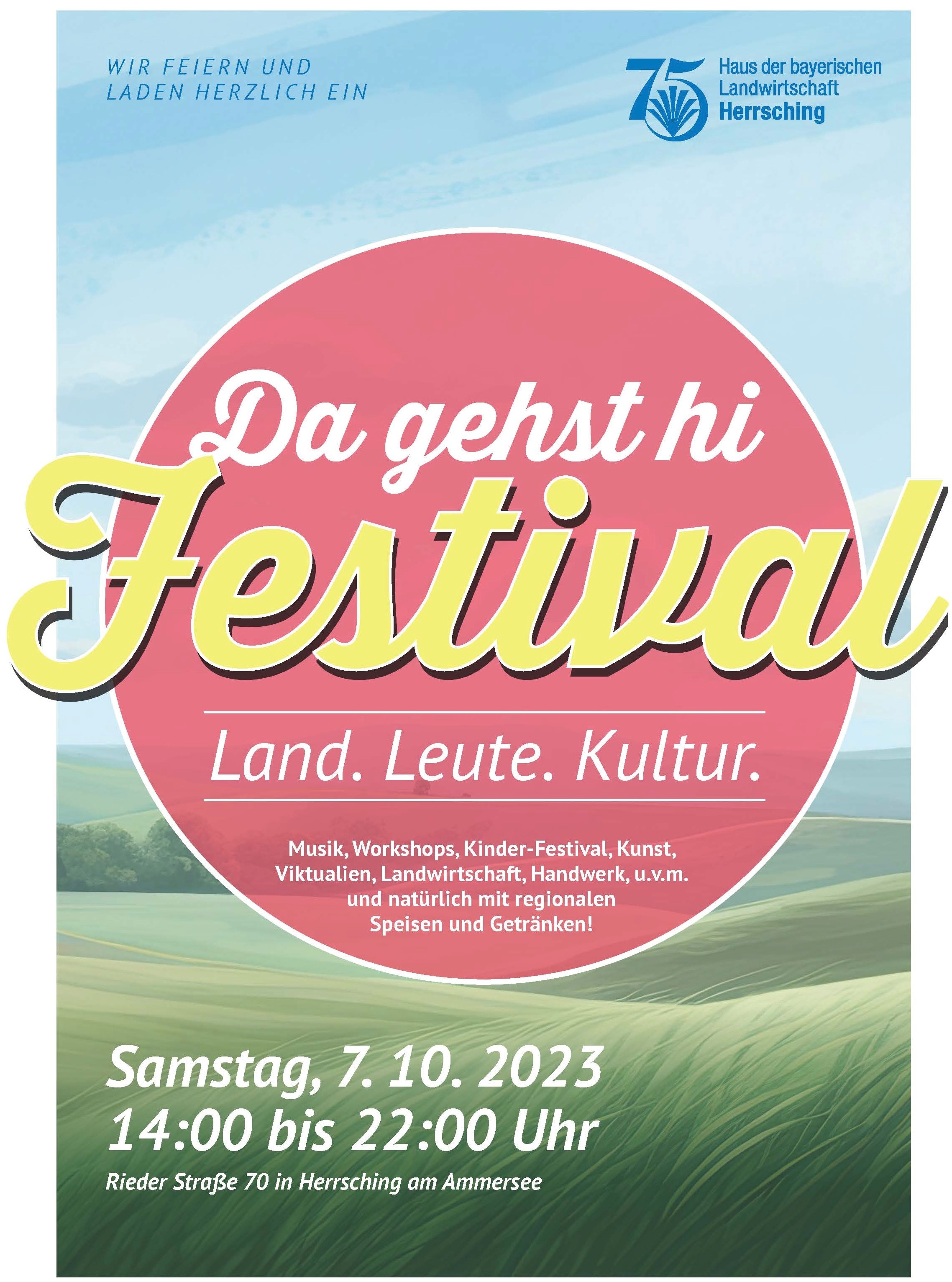 Plakat Da Gehst Hi Festival