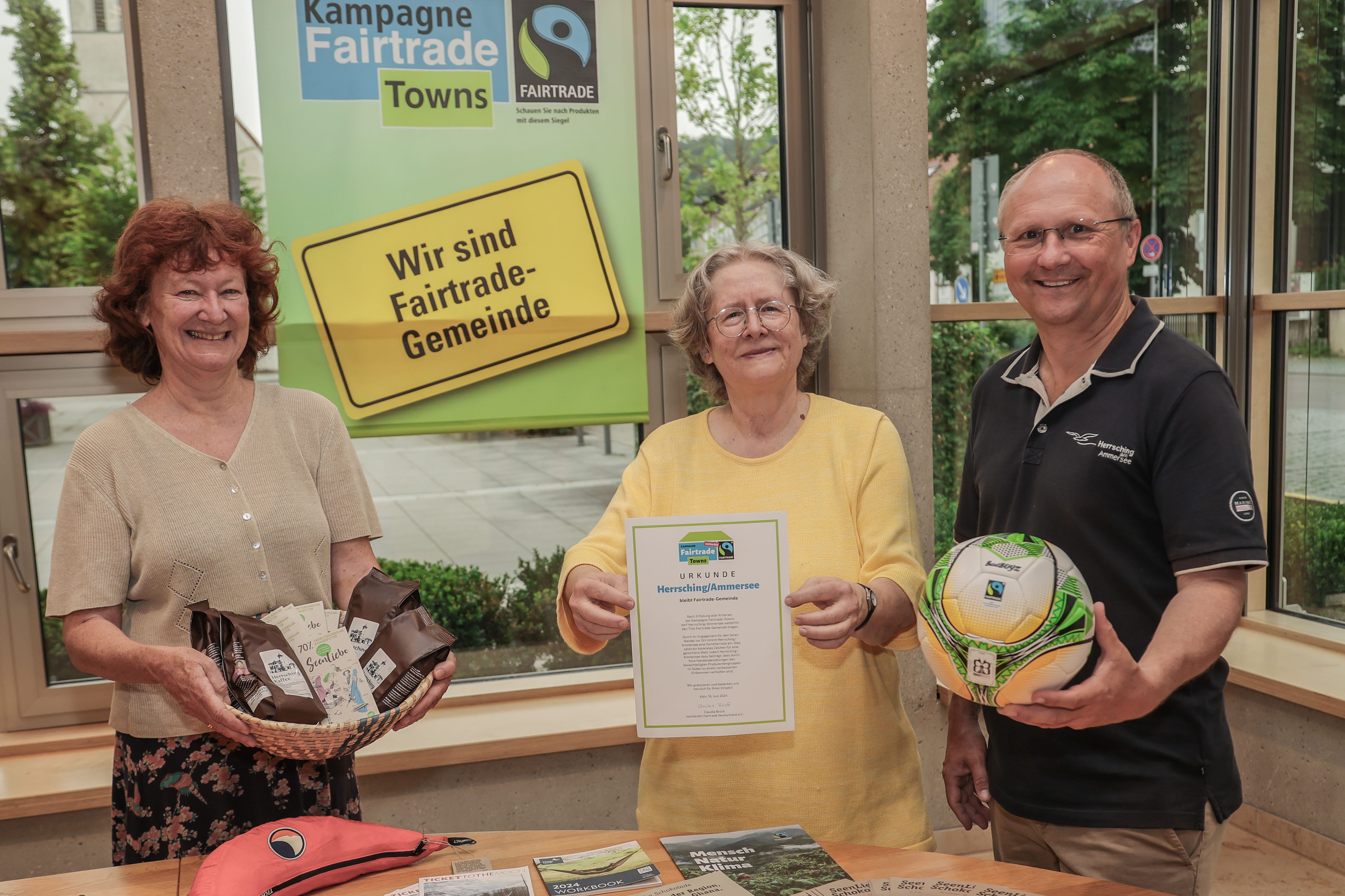Verlängerung Titel Fairtrade-Gemeinde Herrsching