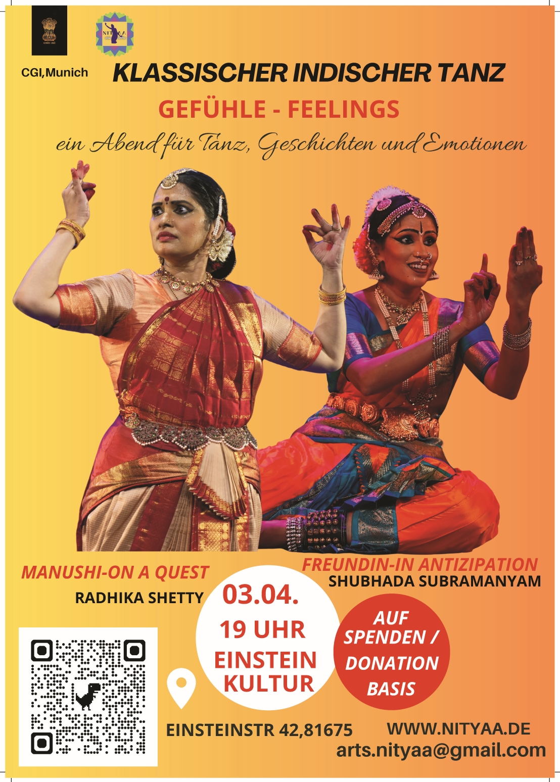 Plakat Dance Concert Gefühle