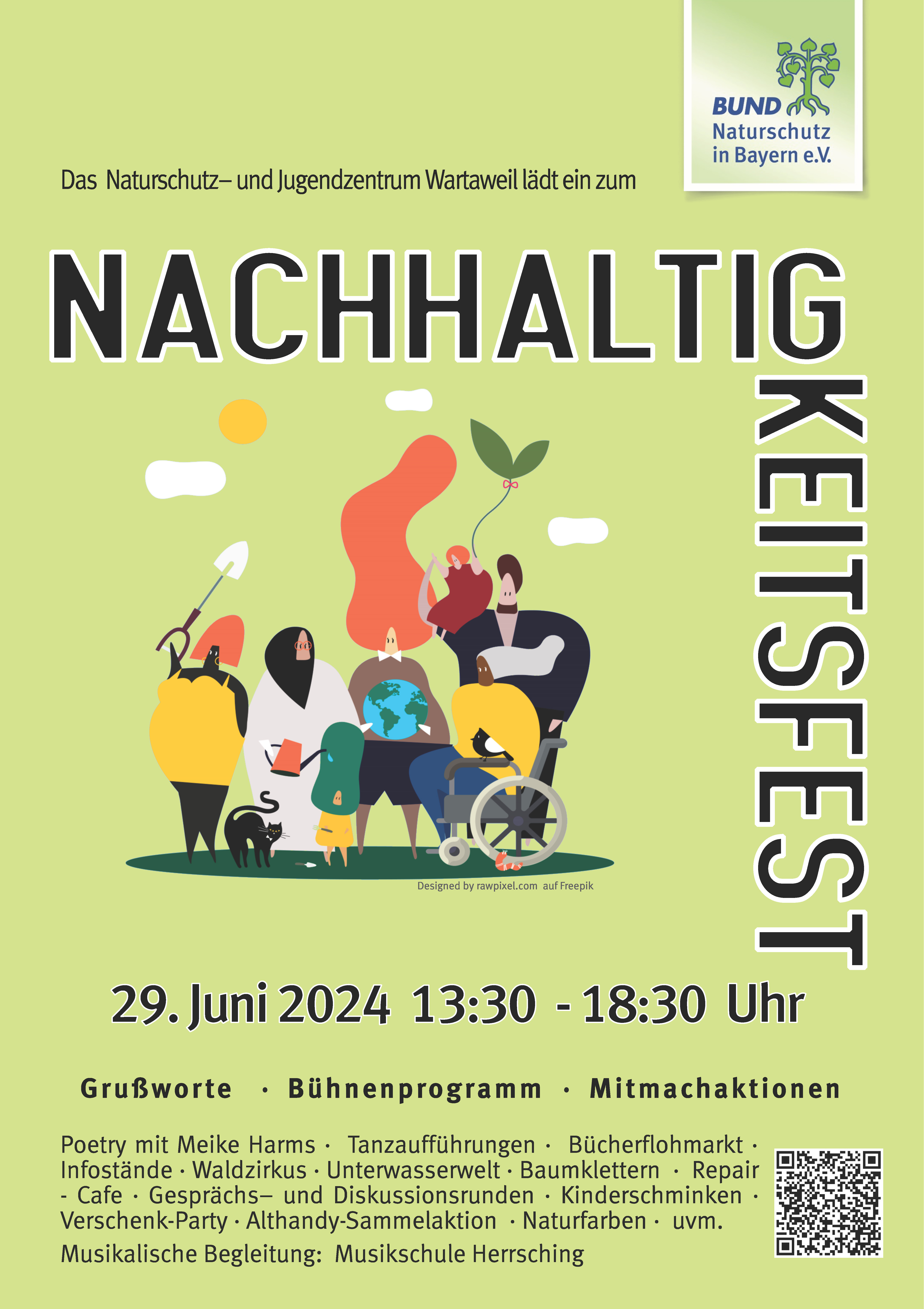 Plakat Nachhaltigkeitsfest 2024