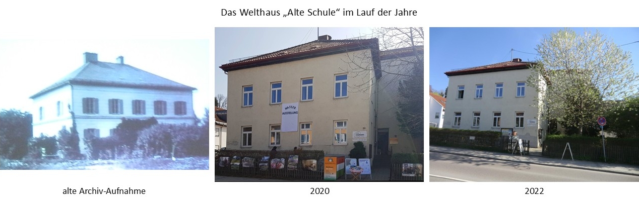 Welthaus "Alte Schule" im Lauf der Jahre